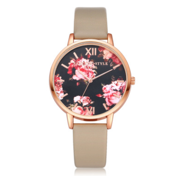 Reloj de Pulsera para Mujer con Correa de Cuero y Detalles en Oro Rosado - Image 4