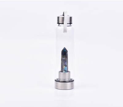 Vaso de Agua con Columna de Cristal Hexagonal - Energía y Bienestar - Image 8