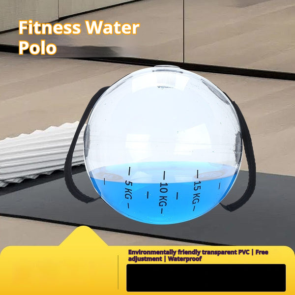 Balón de Fitness con Contrapeso y Sistema de Riego Inflable