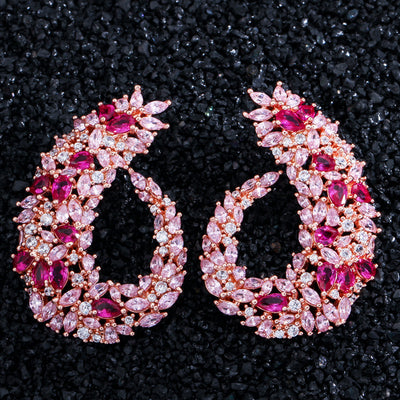 Aretes de Hoja Atmosférica Lujo - Image 8