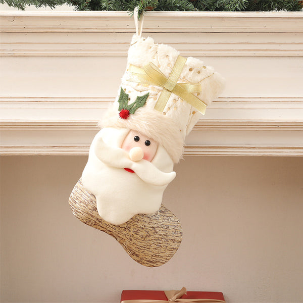 Calcetines Navideños Estilo Nórdico Blanco - Image 7