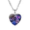 Women's Zodiac Heart Pendant Necklace Gemini