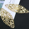 DIY crystal drop glue ashtray metal flower border antique ornament filler mobile phone shell patch Big Bloom