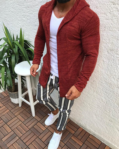 Cardigan con Capucha de Manga Larga - Image 3