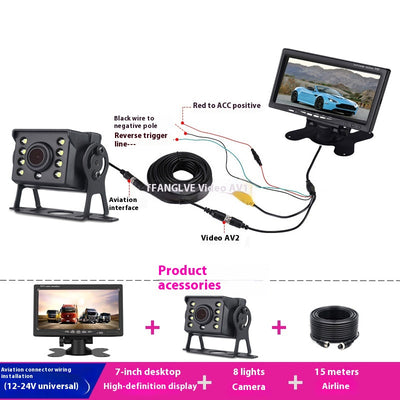 Monitor para Auto 7 Pulgadas - Pantalla Reversible HD - Image 11