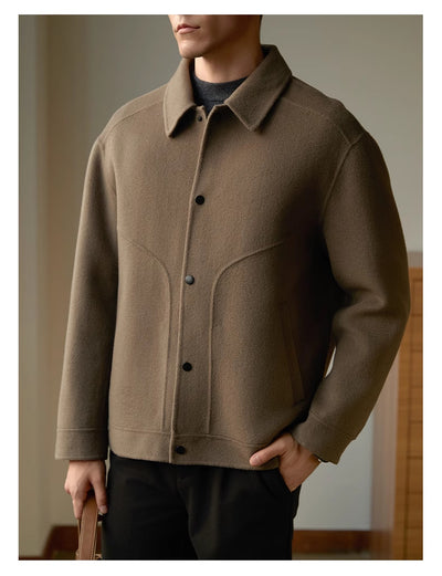Abrigo de Lana Doble Faz para Hombre 100% Lana Premium - Image 9