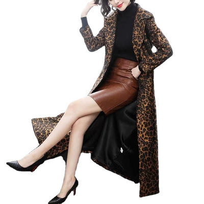 Chaqueta Larga Leopardo para Mujer - Estilo Sofisticado - Image 8