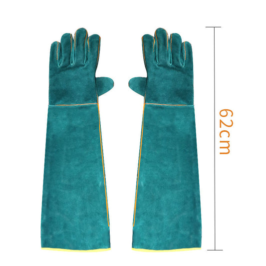 Guantes de Protección Anti-Mordida para Mascotas - Cuero Extralargo - Image 2