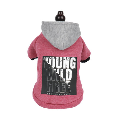 Sudadera con Capucha y Estampado de Letras
