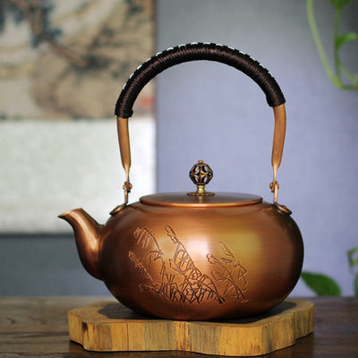 Hervidor de Cobre Puro Diseño Calabaza Gran Capacidad - Image 5