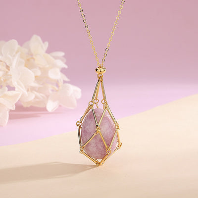 Colgante de Cristal Natural Primavera 2023 - Collar de Paz para Regalo de Día de Enamorados - Image 15