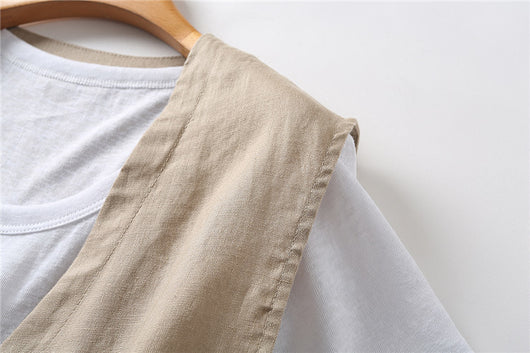 Chaleco Estilo Japonés de Algodón - Chaqueta Suelta y Casual - Image 9