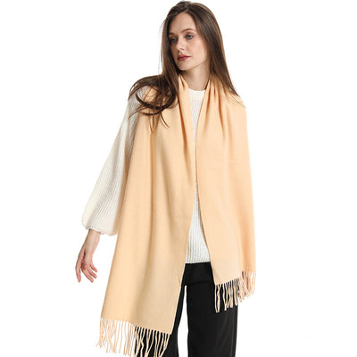 Pashmina Cálida de Color Sólido para Mujer - Chal Suave Estilo Cashmere - Image 16