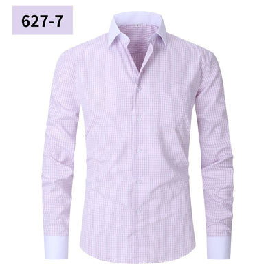 Camisa Rayada de Verano para Hombre Talla Grande - Image 8