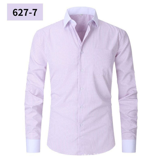 Camisa Rayada de Verano para Hombre Talla Grande - Image 8