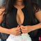 Body sin mangas con cierre frontal ajuste casual