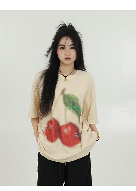 Playera Estampada con Cerezas para Mujer - Image 9