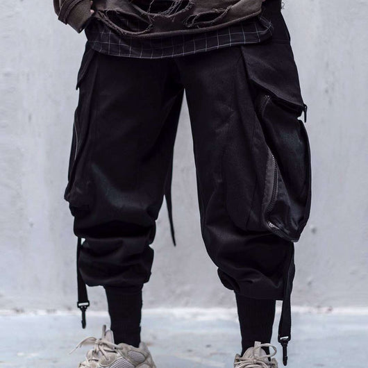 Pantalones Cargo con Bordados Decorativos - Image 3