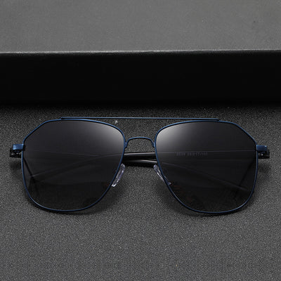 Gafas de Sol Aviador con Doble Puente Marco Grande - Image 8