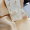 Aretes de Perla en Espiral