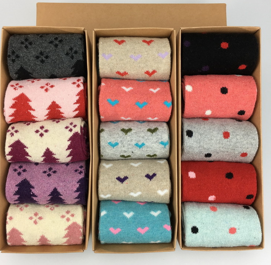 Calcetines Navideños de Algodón para Mujer - Diseño Festivo y Cómodo - Image 3