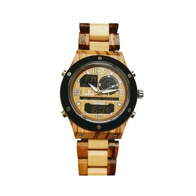Reloj Cronógrafo de Madera Artesanal Lujo para Hombre - Image 7