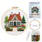 Garden Cottage 28 X 28 Cm Embroidery Cloth
