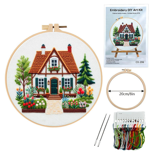 Kit Completo de Bordado Cottage Garden - Image 3