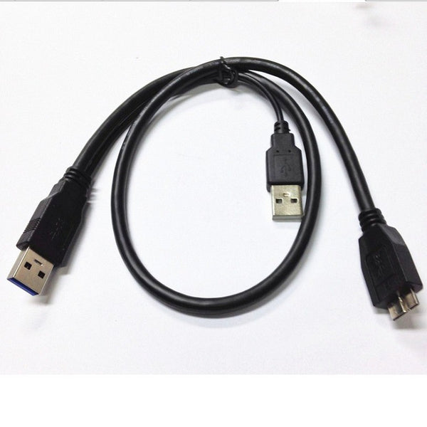 Cable USB en Y para Disco Duro Externo con Alimentación Auxiliar
