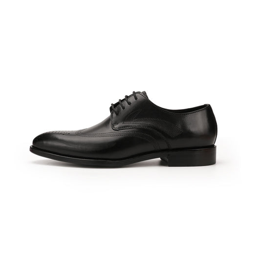 Zapatos de Cuero para Hombre con Punta Afilada y Tallado Artesanal - Image 10