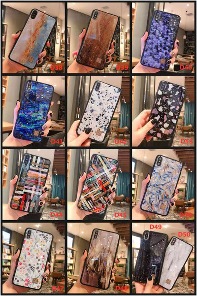 Funda Móvil con Diseño de Rayas Diamante y Onda Puntillada - Image 46