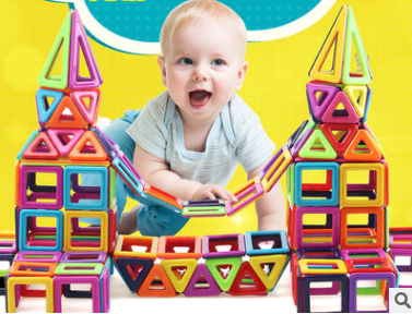 Bloques Magnéticos para Construcción Infantil - Set Educativo