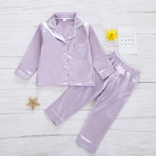 Bata Infantil de Color Liso - Conjunto Casual y Elegante - Image 8