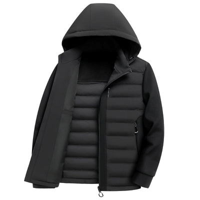 Chaqueta Acolchada de Plumón de Pato con Capucha - Image 5