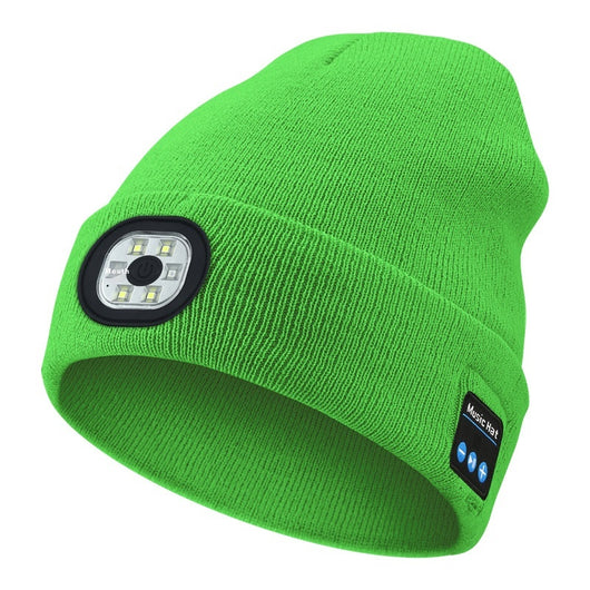 Gorro Tejido LED Recargable con Luz Removible y Lavable - Image 20