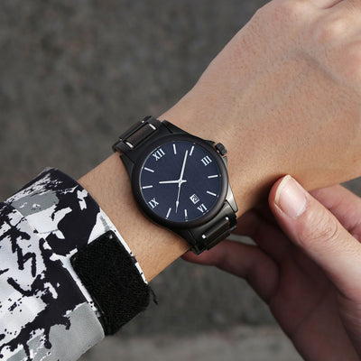 Reloj de Cuarzo para Hombre con Sándalo Negro - Image 6