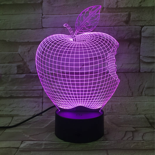 Lámpara de Noche 3D de Frutas con Luces de Colores - Image 5