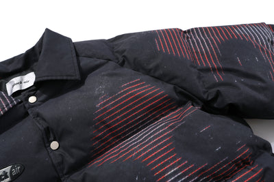 Chaqueta Suelta Gruesa con Estampado Digital de Retrato para Invierno - Image 7