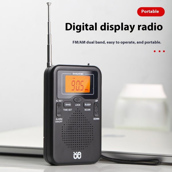 Radio Portátil FM/AM de Bolsillo con Control Estéreo