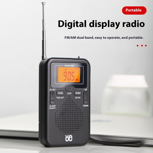 Radio Portátil FM/AM de Bolsillo con Control Estéreo