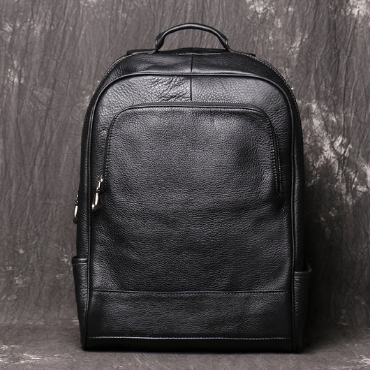 Mochila Viajera de Cuero para Hombre - Gran Capacidad - Image 10