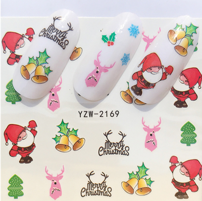 Calcomanías Navideñas para Uñas - Pegatinas de Transferencia Agua Full Cover - Image 20