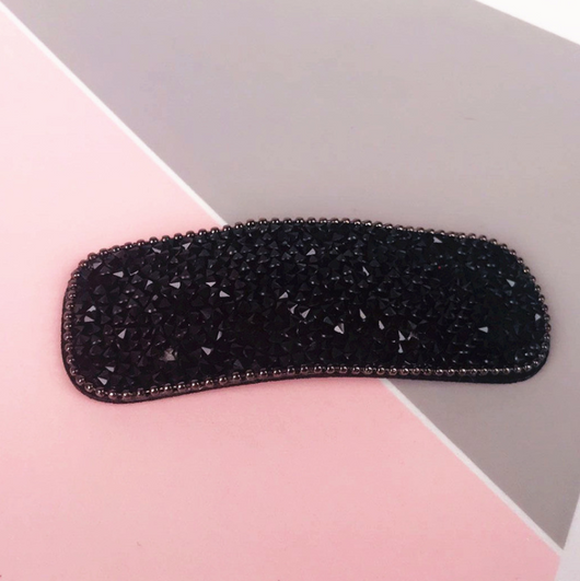 Broche de Cabello de Cristal Geométrico con Strass - Image 7