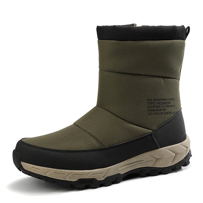 Zapatos de Invierno para Hombre con Forro Cálido y Algodón Premium