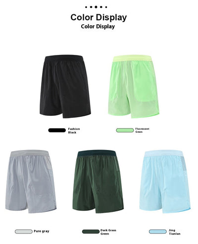 Shorts Deportivos a Juego para Pareja - Transpirable Seda de Hielo - Image 21