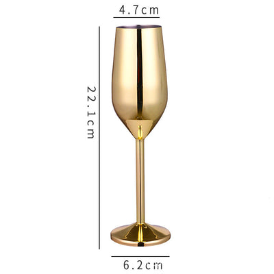 Copas de Champagne y Vino Tinto en Acero Inoxidable - Image 11