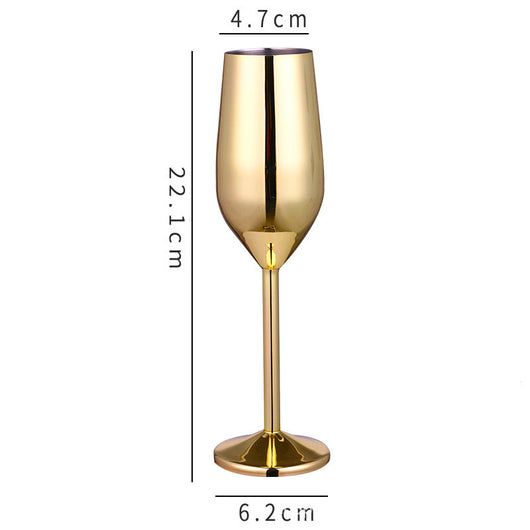 Copas de Champagne y Vino Tinto en Acero Inoxidable - Image 11