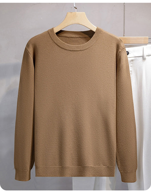 Suéter Holgado Oversized Cuello Redondo para Hombre - Image 34