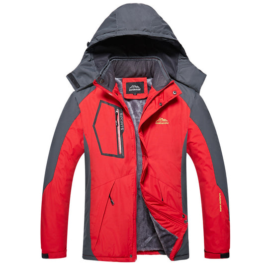 Chaqueta de Invierno Impermeable Desmontable para Hombre
