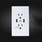 Panel de Tomacorriente Estándar US con Puerto USB Integrado